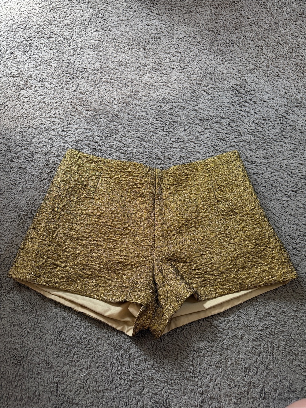 Gold Metallic H&M Edition Women’s Shorts